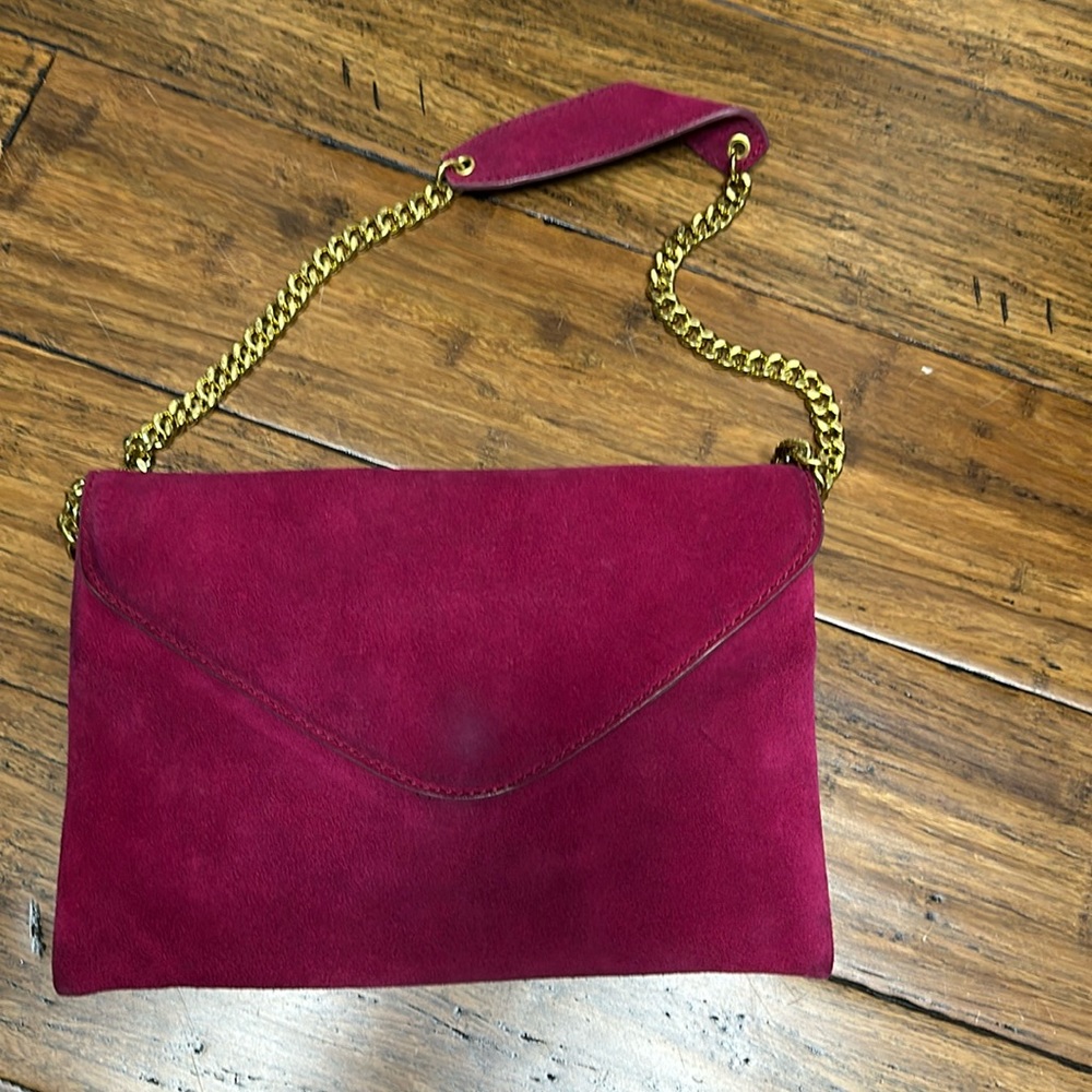 Jcrew suede handbag